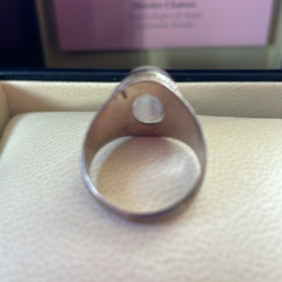Sundance Moonstone sterling silver ring size 7 - Picture 2 of 4